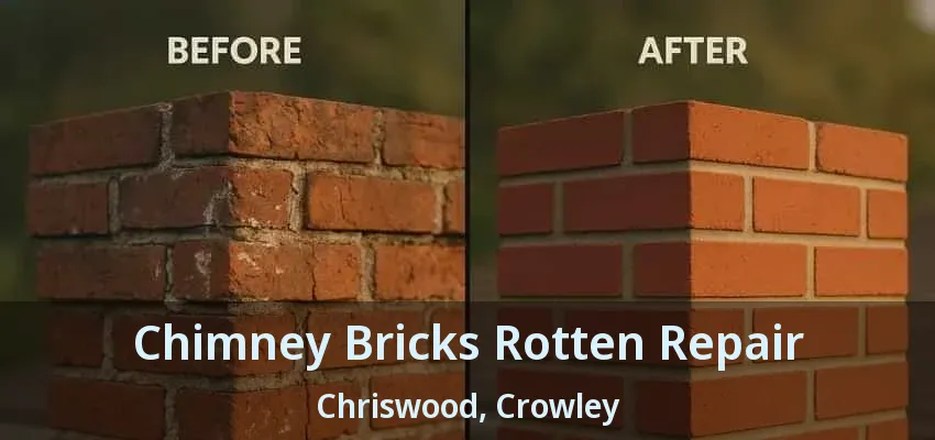 Chimney Bricks Rotten Repair Chriswood, Crowley - TX
