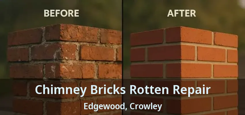 Chimney Bricks Rotten Repair Edgewood, Crowley - TX
