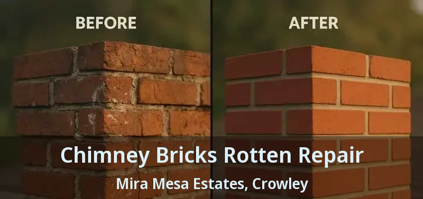 Chimney Bricks Rotten Repair Mira Mesa Estates, Crowley - TX