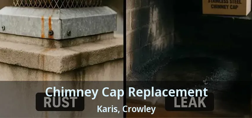 Chimney Cap Replacement Karis, Crowley - TX