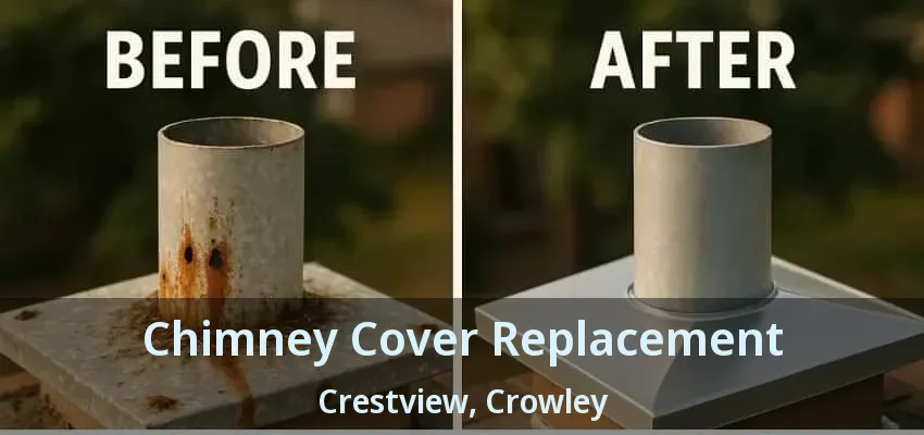 Chimney Cover Replacement Crestview, Crowley - TX