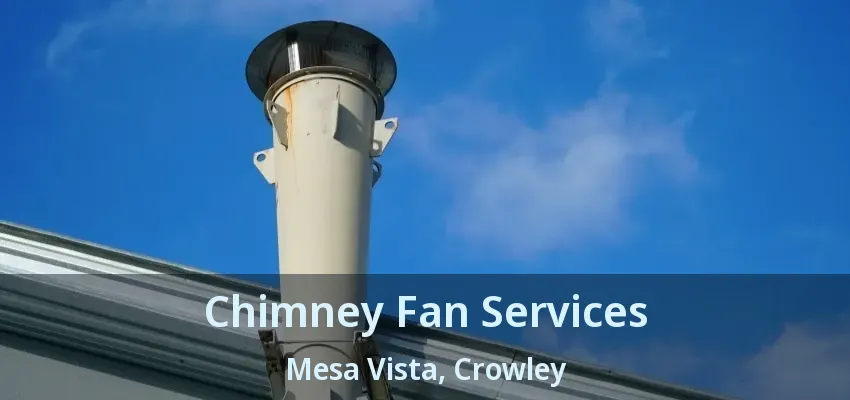 Chimney Fan Services Mesa Vista, Crowley - TX