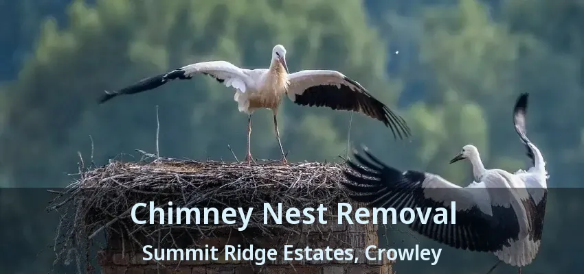 Chimney Nest Removal Summit Ridge Estates, Crowley - TX