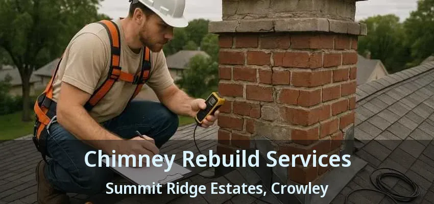Chimney Rebuild Services Summit Ridge Estates, Crowley - TX