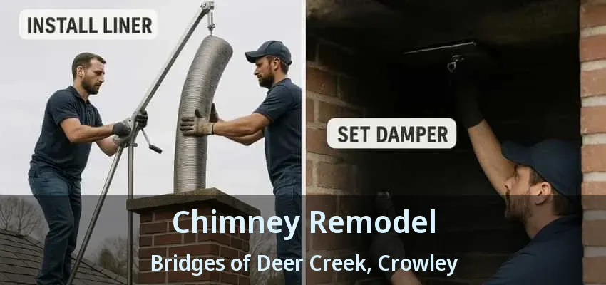 Chimney Remodel Bridges of Deer Creek, Crowley - TX