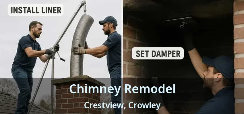 Chimney Remodel Crestview, Crowley - TX