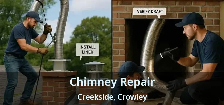 Chimney Repair Creekside, Crowley - TX