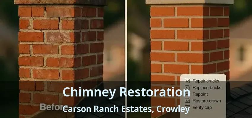 Chimney Restoration Carson Ranch Estates, Crowley - TX