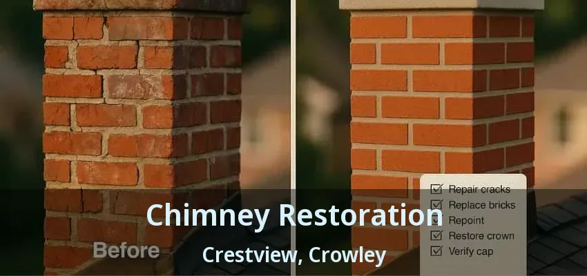 Chimney Restoration Crestview, Crowley - TX