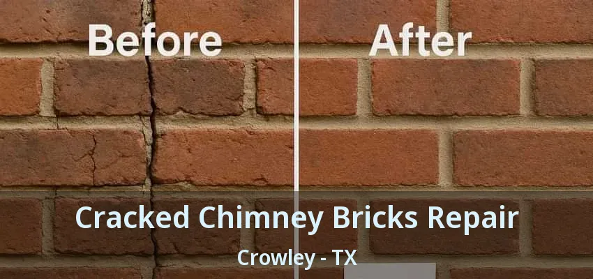 Cracked Chimney Bricks Repair Crowley - TX
