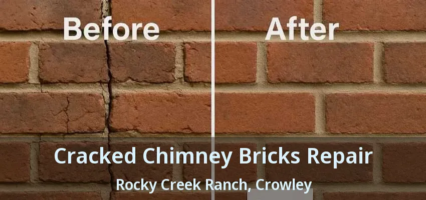 Cracked Chimney Bricks Repair Rocky Creek Ranch, Crowley - TX