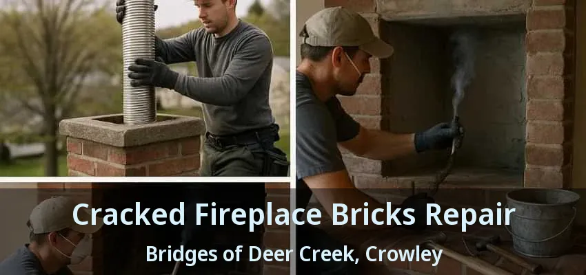 Cracked Fireplace Bricks Repair Bridges of Deer Creek, Crowley - TX