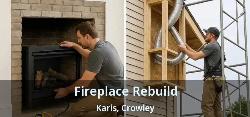 Fireplace Rebuild Karis, Crowley - TX