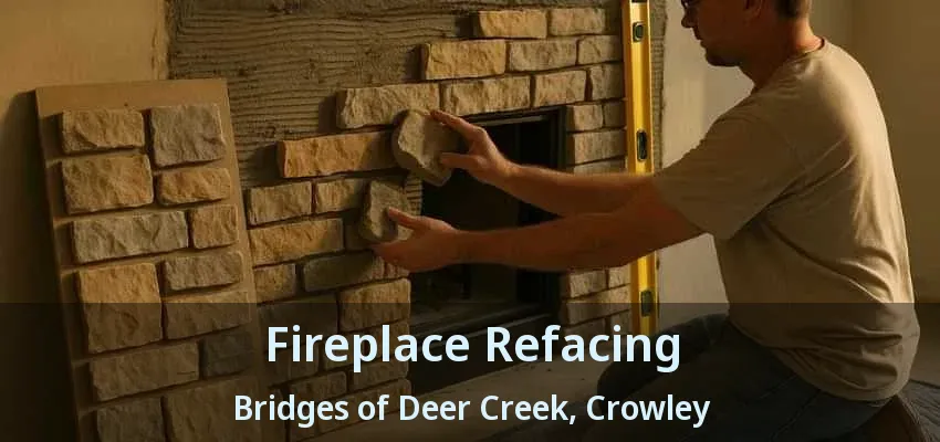 Fireplace Refacing Bridges of Deer Creek, Crowley - TX