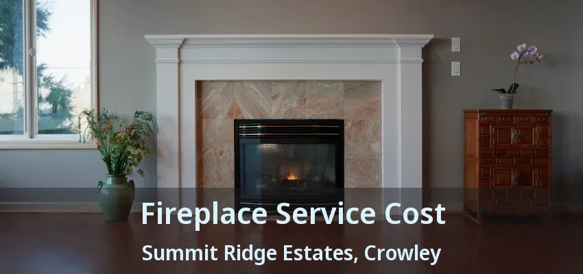 Fireplace Service Cost Summit Ridge Estates, Crowley - TX