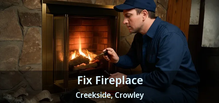Fix Fireplace Creekside, Crowley - TX