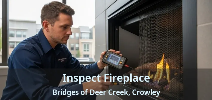 Inspect Fireplace Bridges of Deer Creek, Crowley - TX