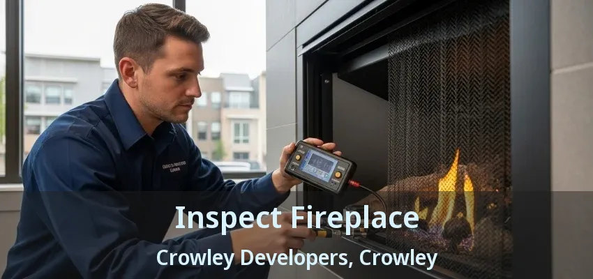 Inspect Fireplace Crowley Developers, Crowley - TX