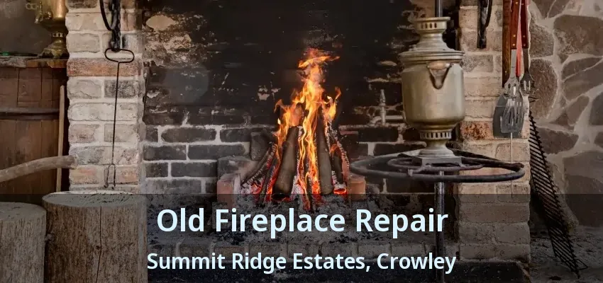 Old Fireplace Repair Summit Ridge Estates, Crowley - TX