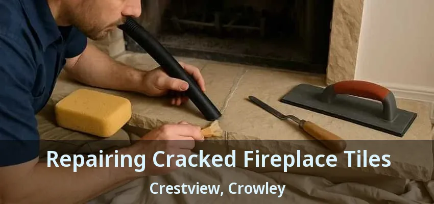 Repairing Cracked Fireplace Tiles Crestview, Crowley - TX