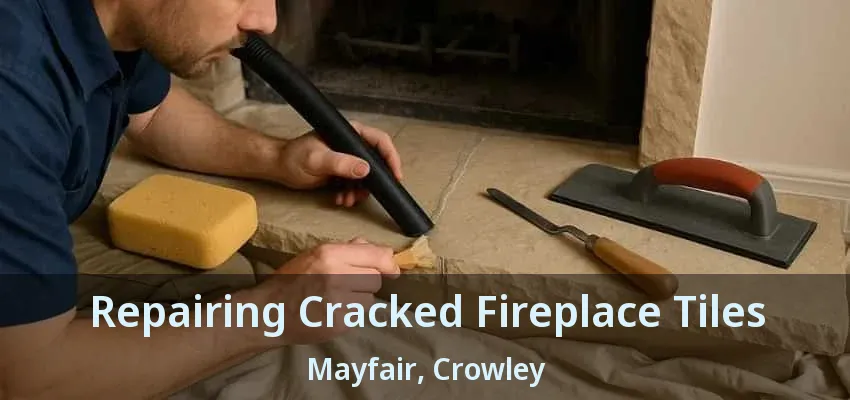 Repairing Cracked Fireplace Tiles Mayfair, Crowley - TX