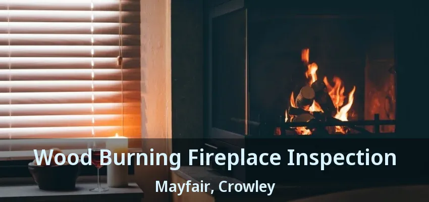 Wood Burning Fireplace Inspection Mayfair, Crowley - TX