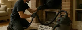 Fireplace Smoke Chamber Repair Carson Ranch Estates, Crowley